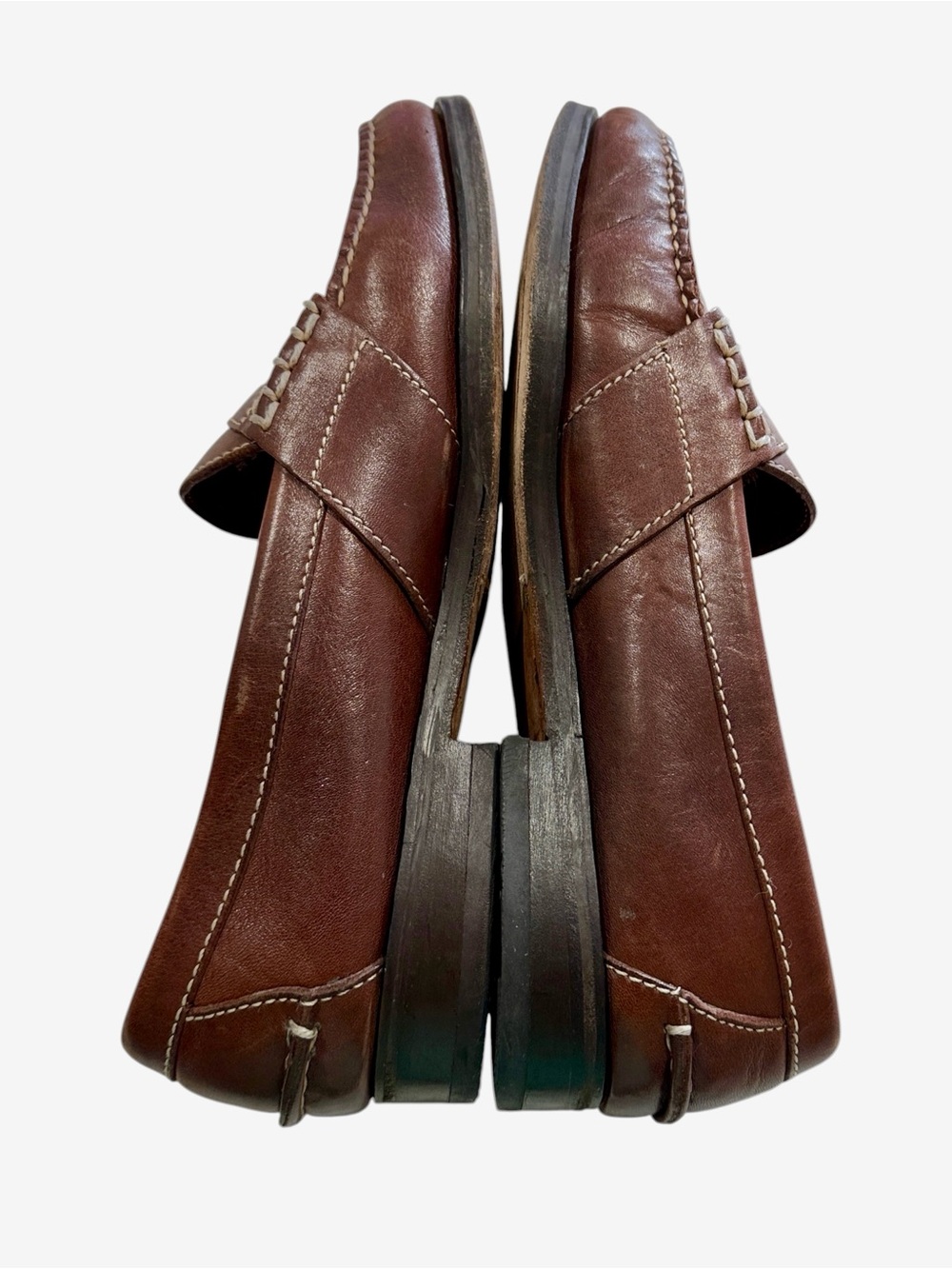 Cole Haan Brown Leather Penny Loafers Slip On Shoes Men Size 10 D - Picture 6 of 13